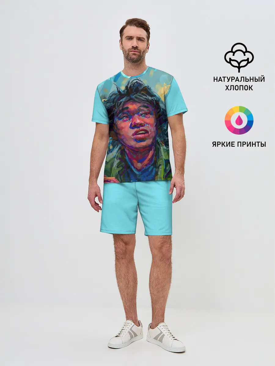 Мужской костюм с шортами / Цой