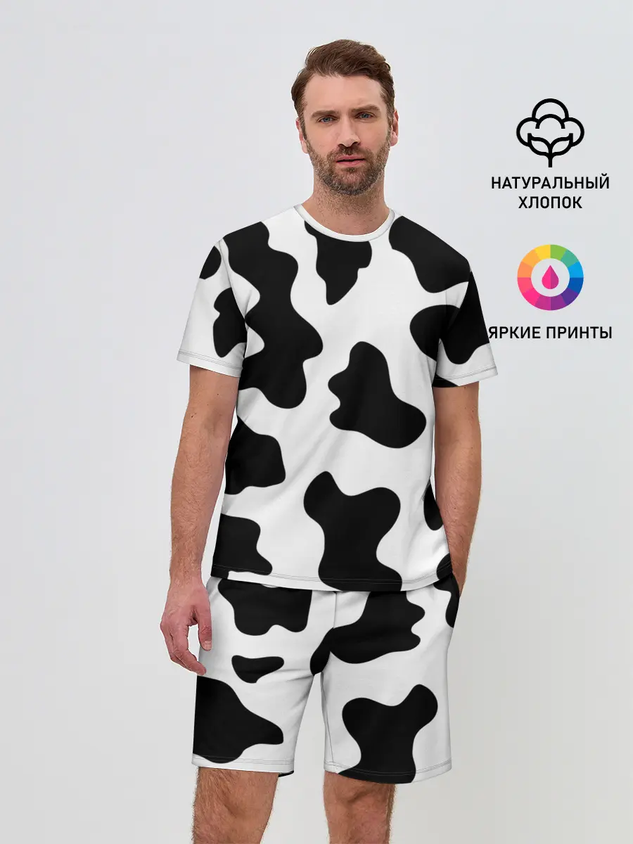 Мужской костюм с шортами / Му-му