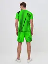 Мужской костюм с шортами / Зеленый неон