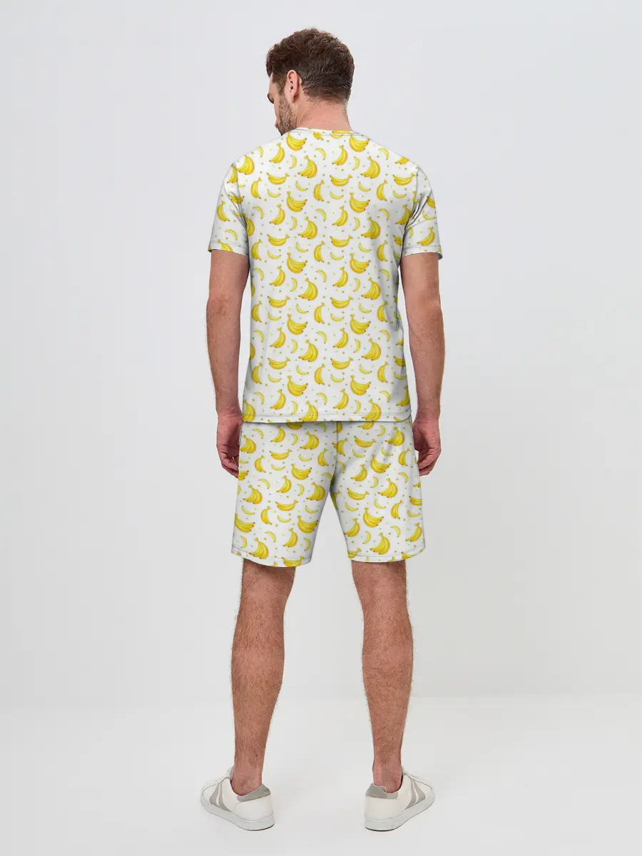 Мужской костюм с шортами / Банановый рай
