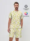 Мужской костюм с шортами / Банановый рай