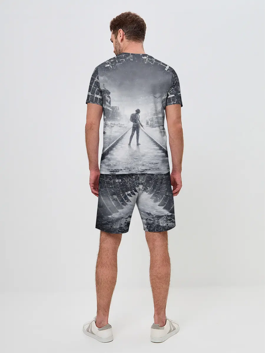 Мужской костюм с шортами / PUBG x METRO Exodus