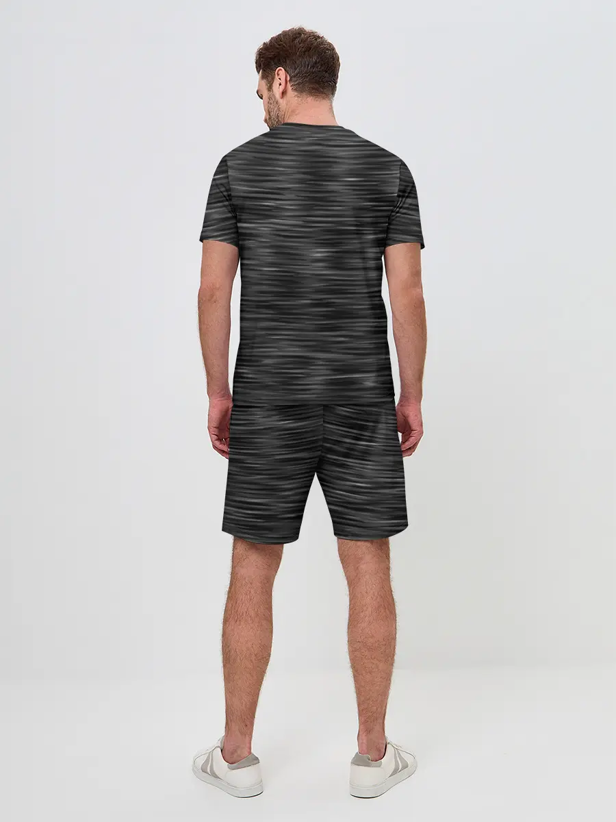Мужской костюм с шортами / Цвет асфальт