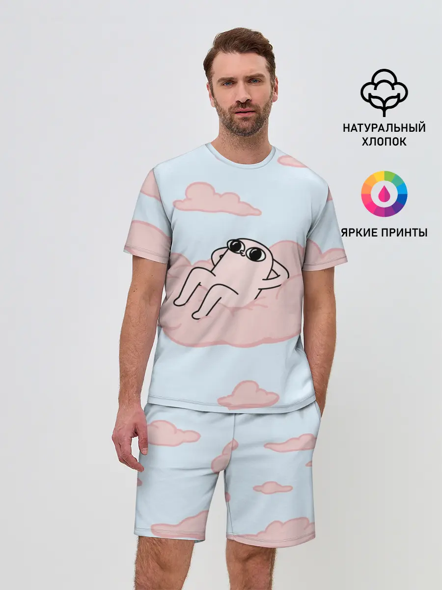 Мужской костюм с шортами / мем