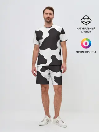 Мужской костюм с шортами / корова