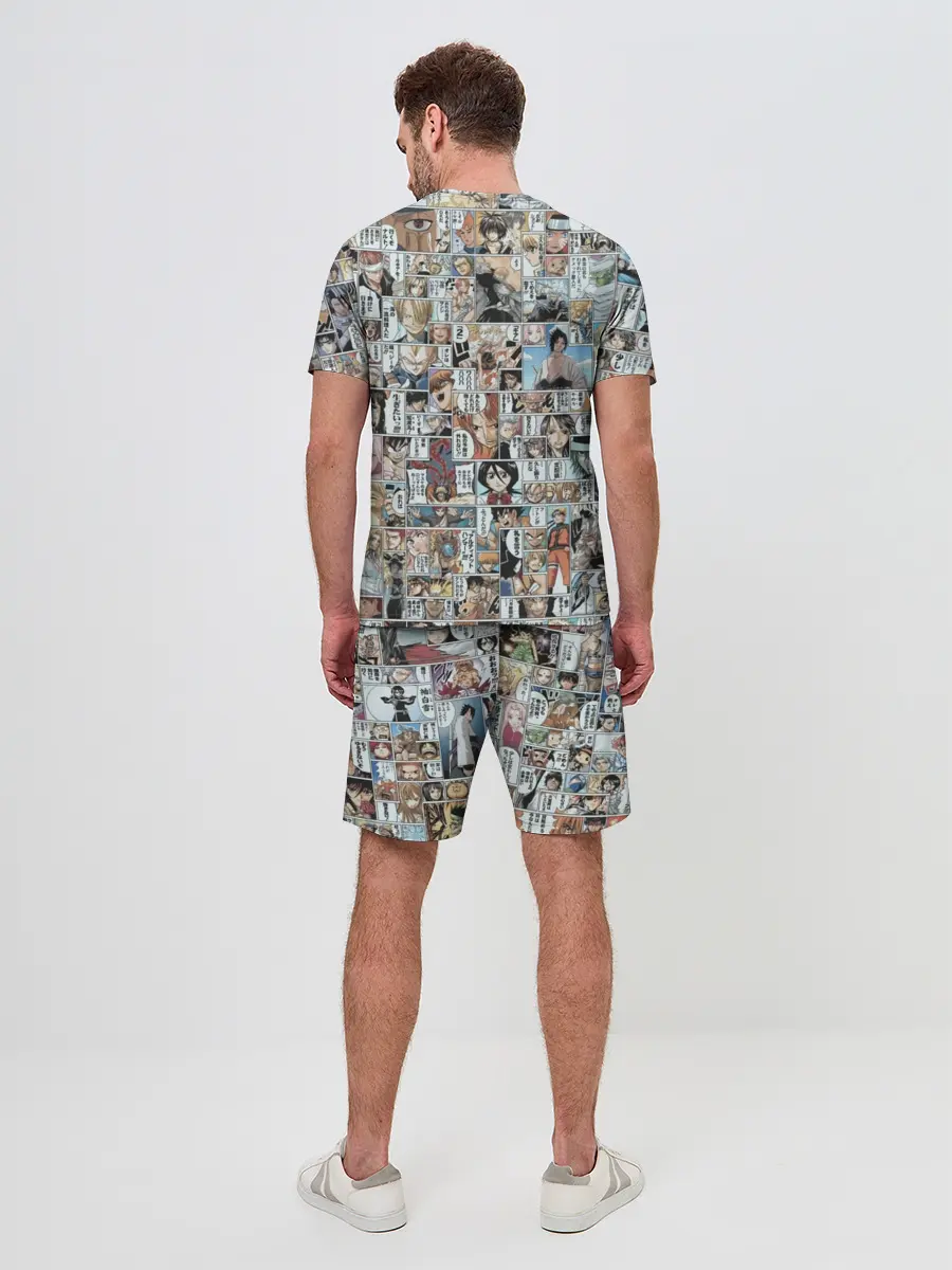 Мужской костюм с шортами / MANGA PATTERN