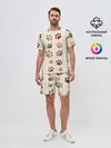 Мужской костюм с шортами / Лапки