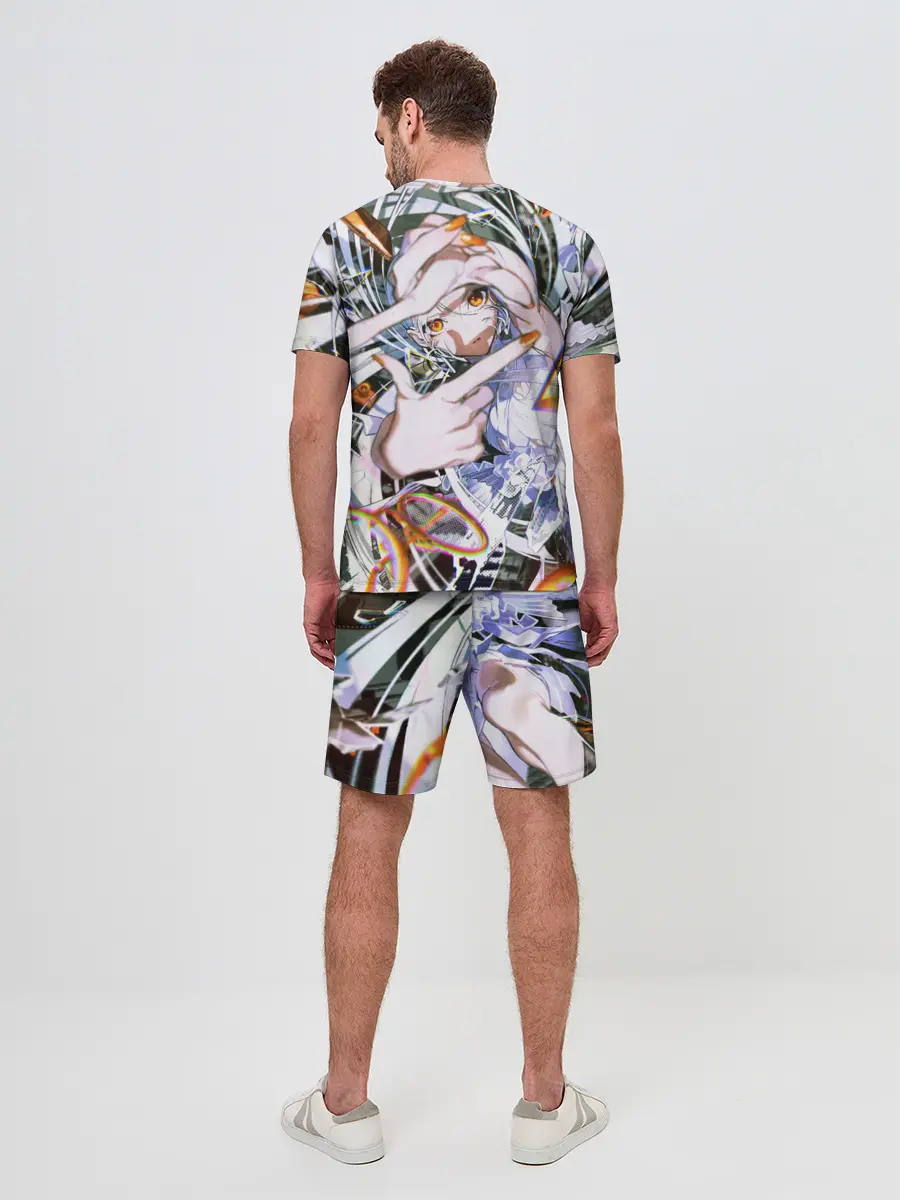 Мужской костюм с шортами / Anime girl art