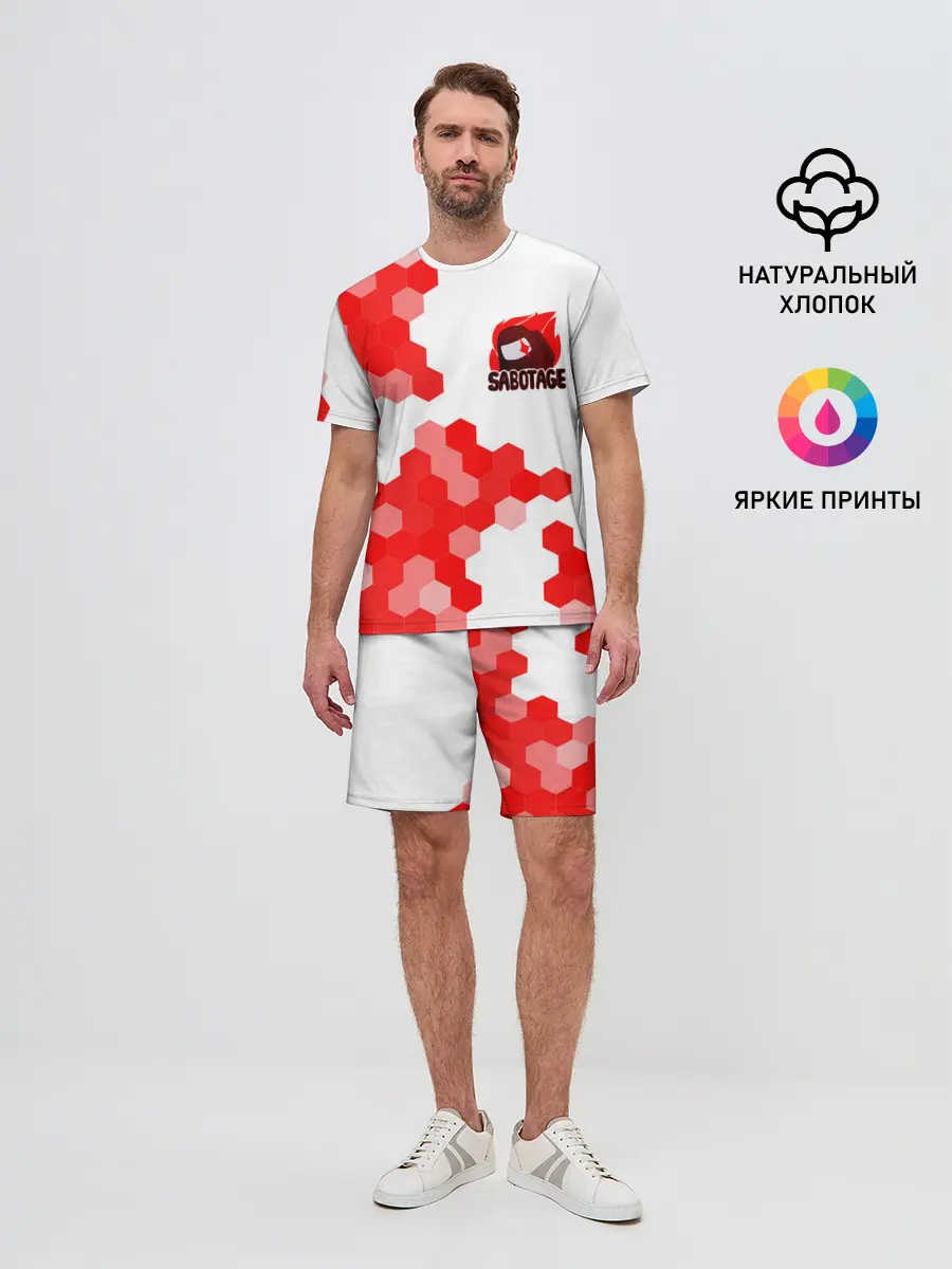 Мужской костюм с шортами / AMONG US - IMPOSTOR