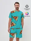 Мужской костюм с шортами / пицца