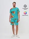 Мужской костюм с шортами / пицца