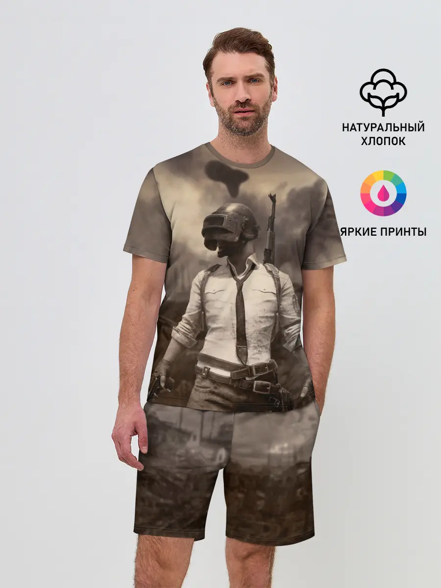 Мужской костюм с шортами / PUBG