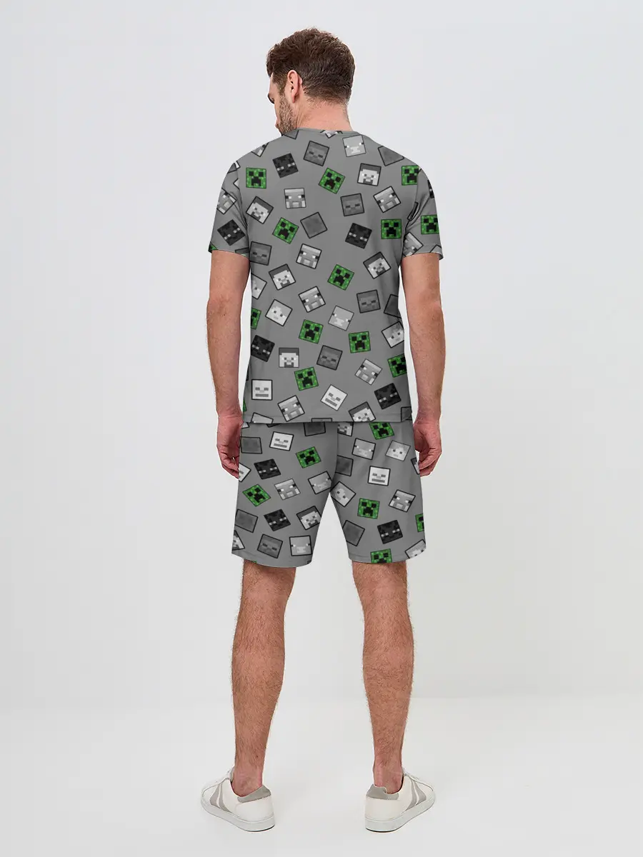Мужской костюм с шортами / Minecraft