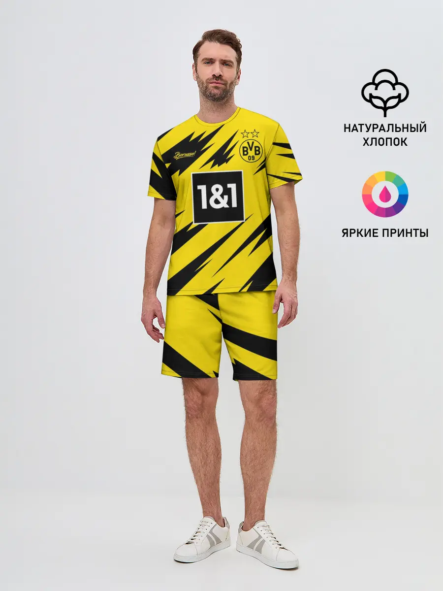 Мужской костюм с шортами / BORUSSIA домашняя сезон 20/21
