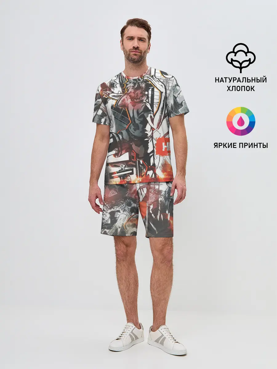 Мужской костюм с шортами / Haikyu Haikyuu Haikuu