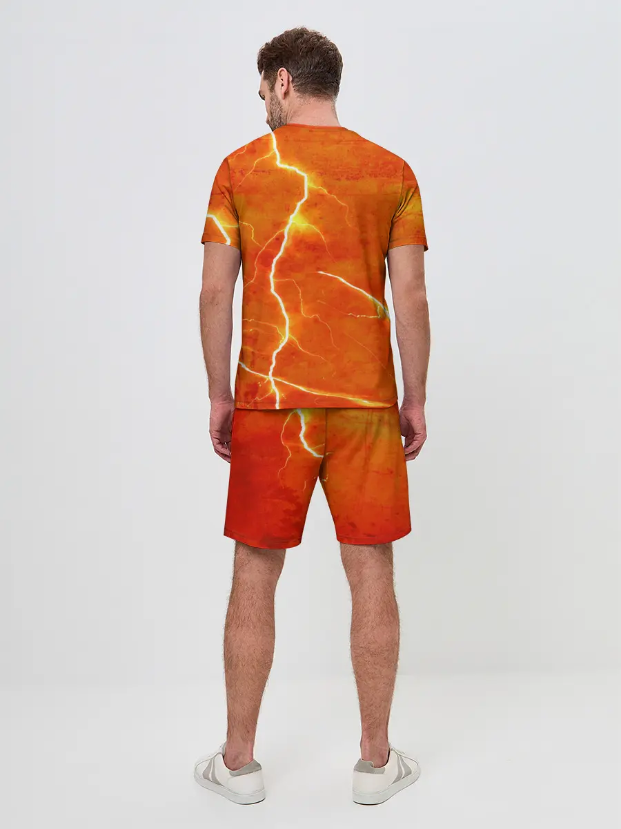 Мужской костюм с шортами / Молния