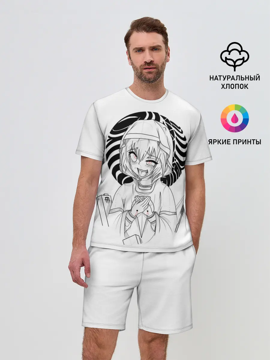 Мужской костюм с шортами / Ahegao