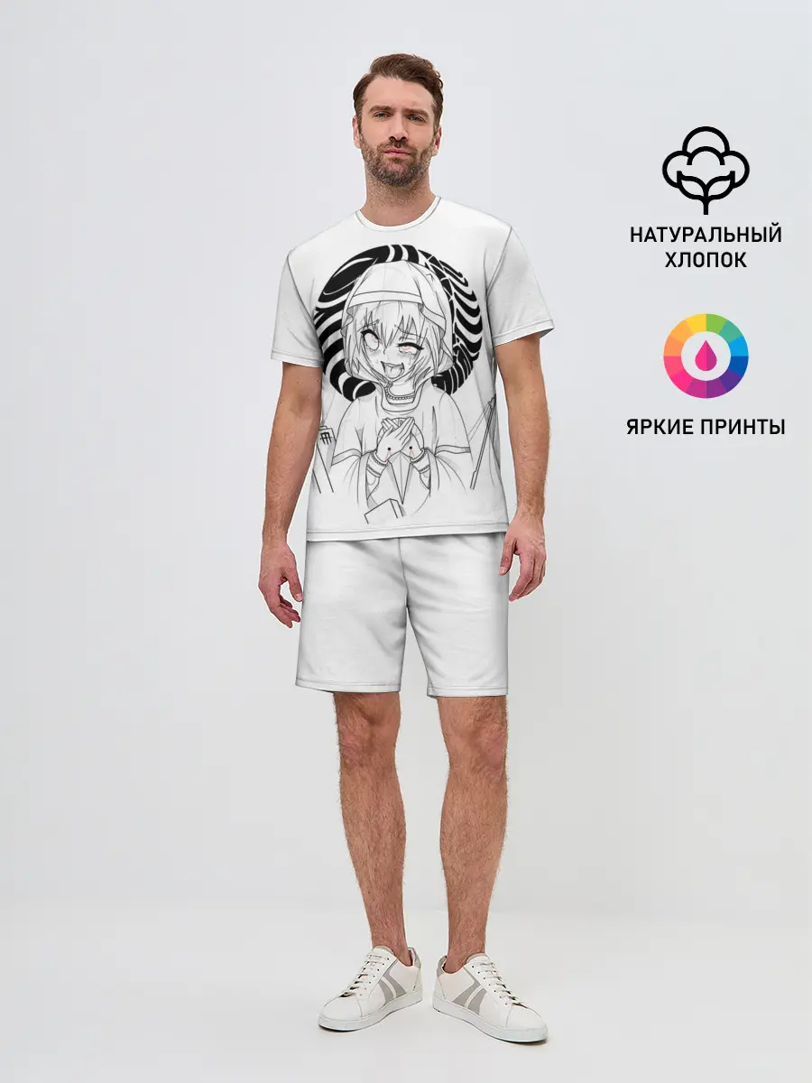 Мужской костюм с шортами / Ahegao