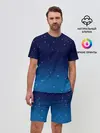 Мужской костюм с шортами / Звездное небо