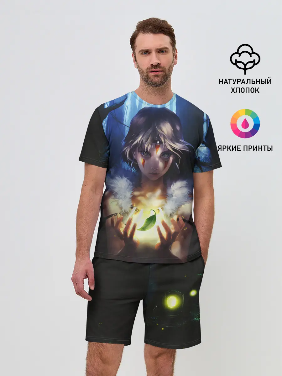 Мужской костюм с шортами / Принцесса Мононоке