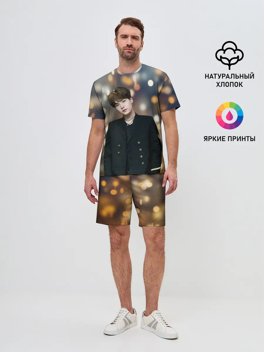 Мужской костюм с шортами / MIN YOONGI