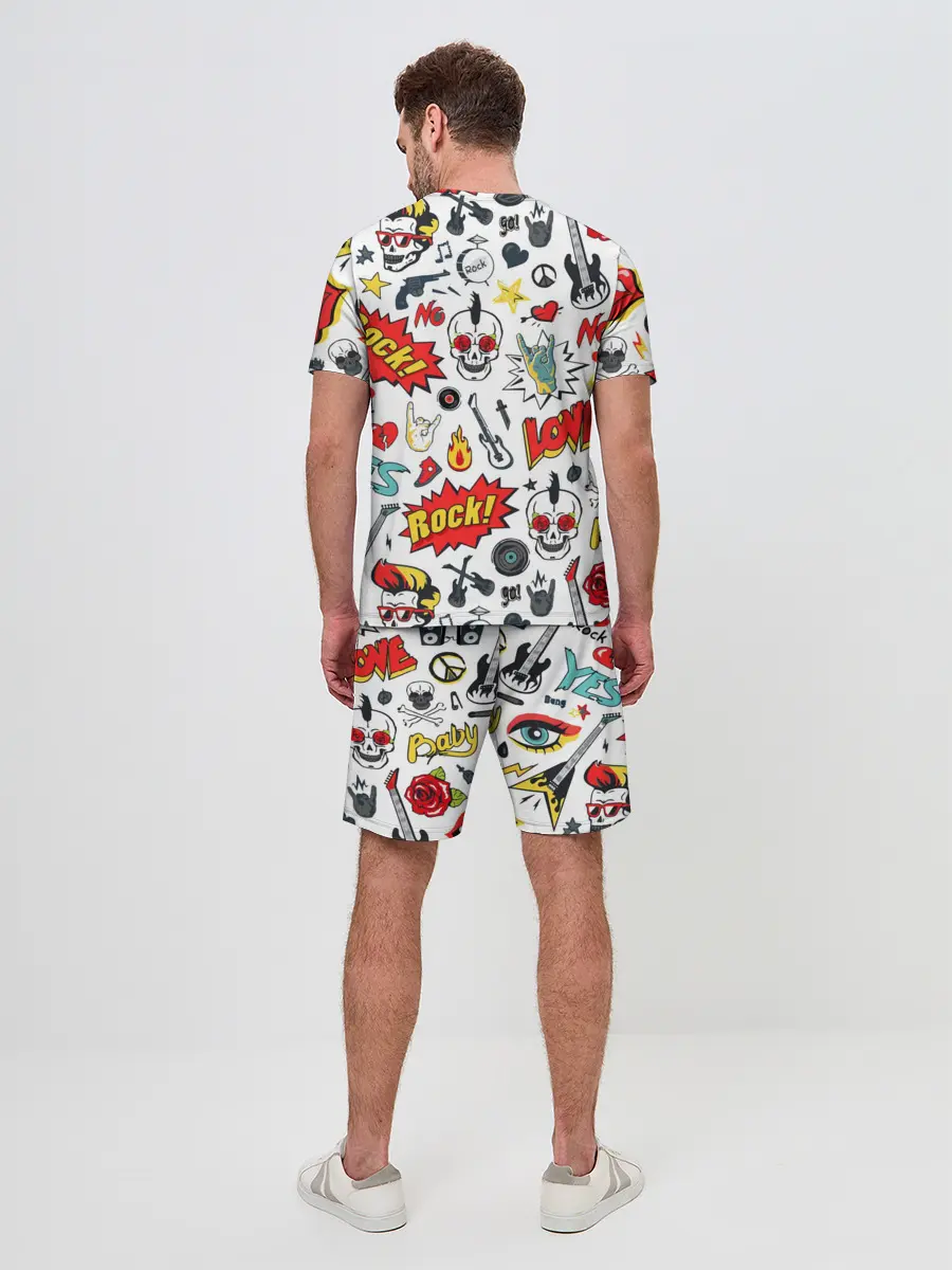 Мужской костюм с шортами / Я ЛЮБЛЮ РОК