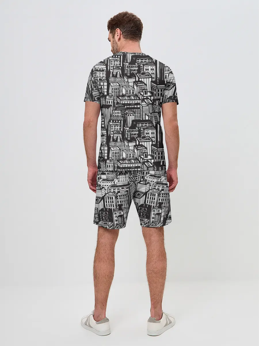 Мужской костюм с шортами / Бесконечный город