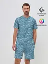 Мужской костюм с шортами / Море волнуется