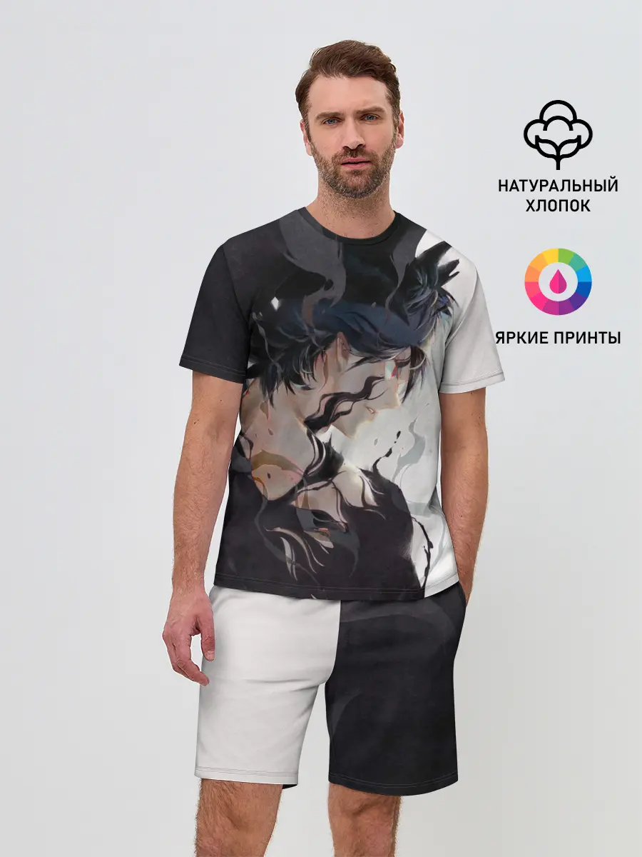 Мужской костюм с шортами / Black Asta