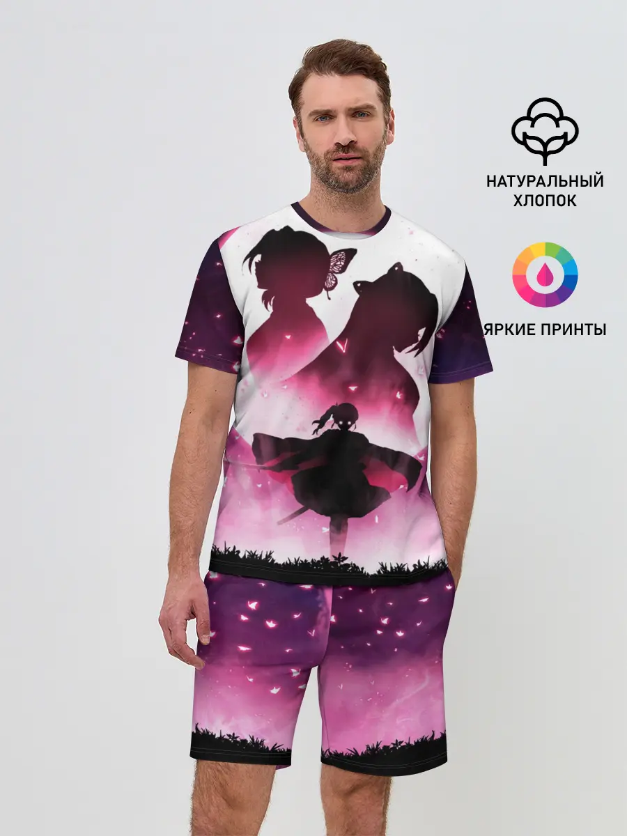 Мужской костюм с шортами / Столп Бабочки