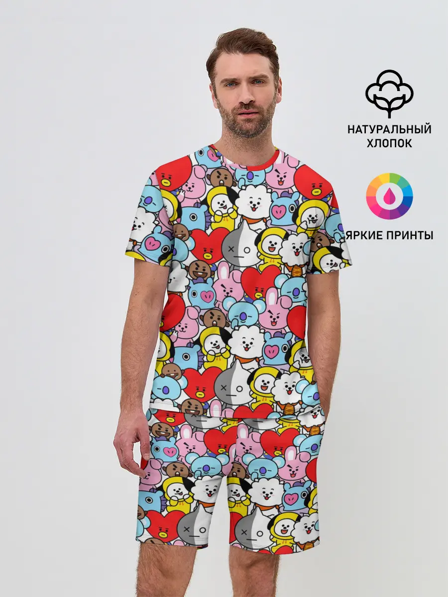 Мужской костюм с шортами / BT21 / BTS