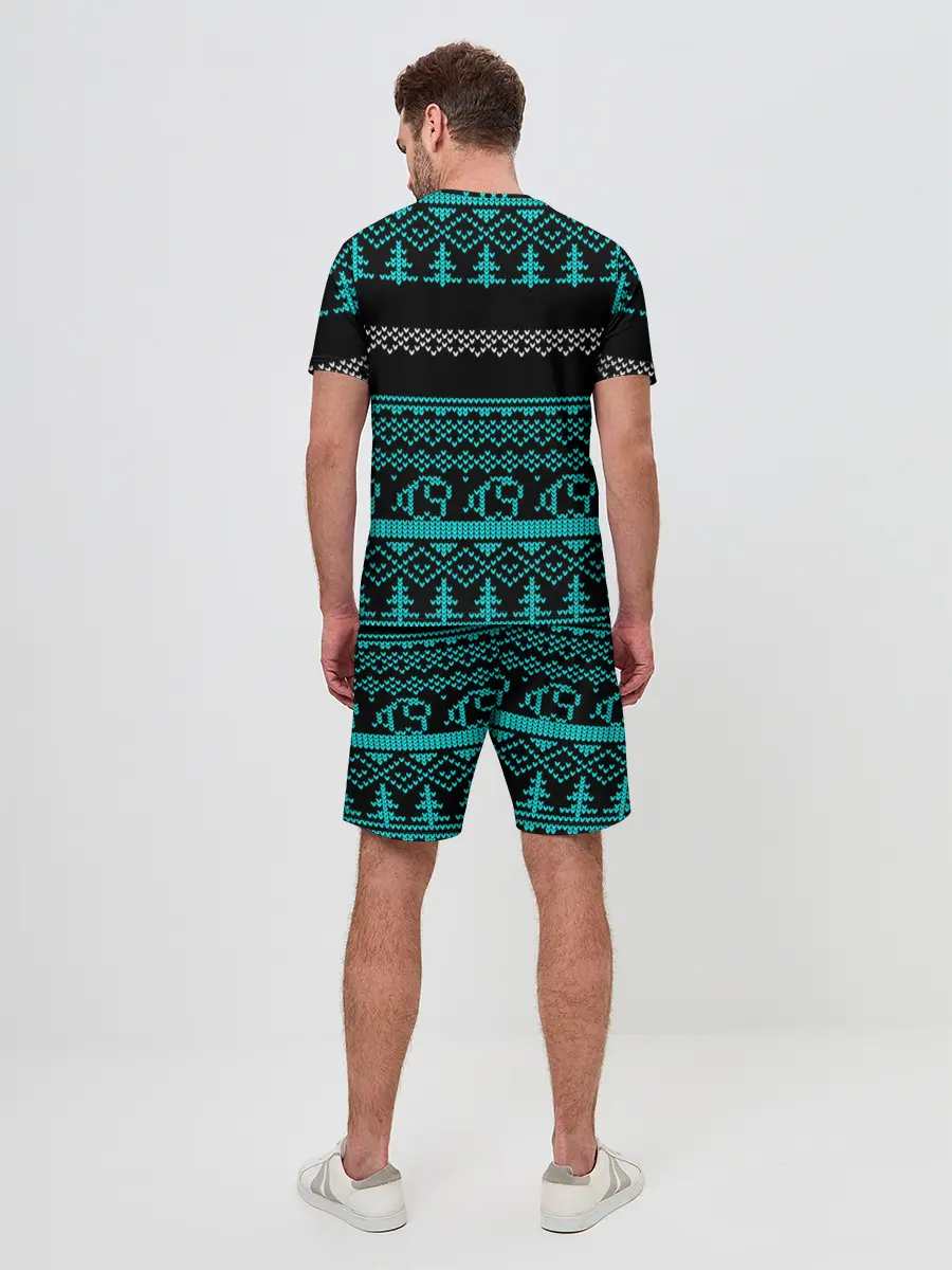 Мужской костюм с шортами / AMONG US - Crewmate НОВЫЙ ГОД