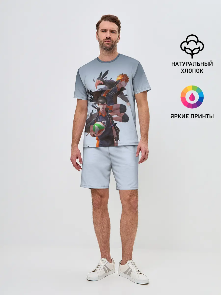 Мужской костюм с шортами / Хината и Тобио