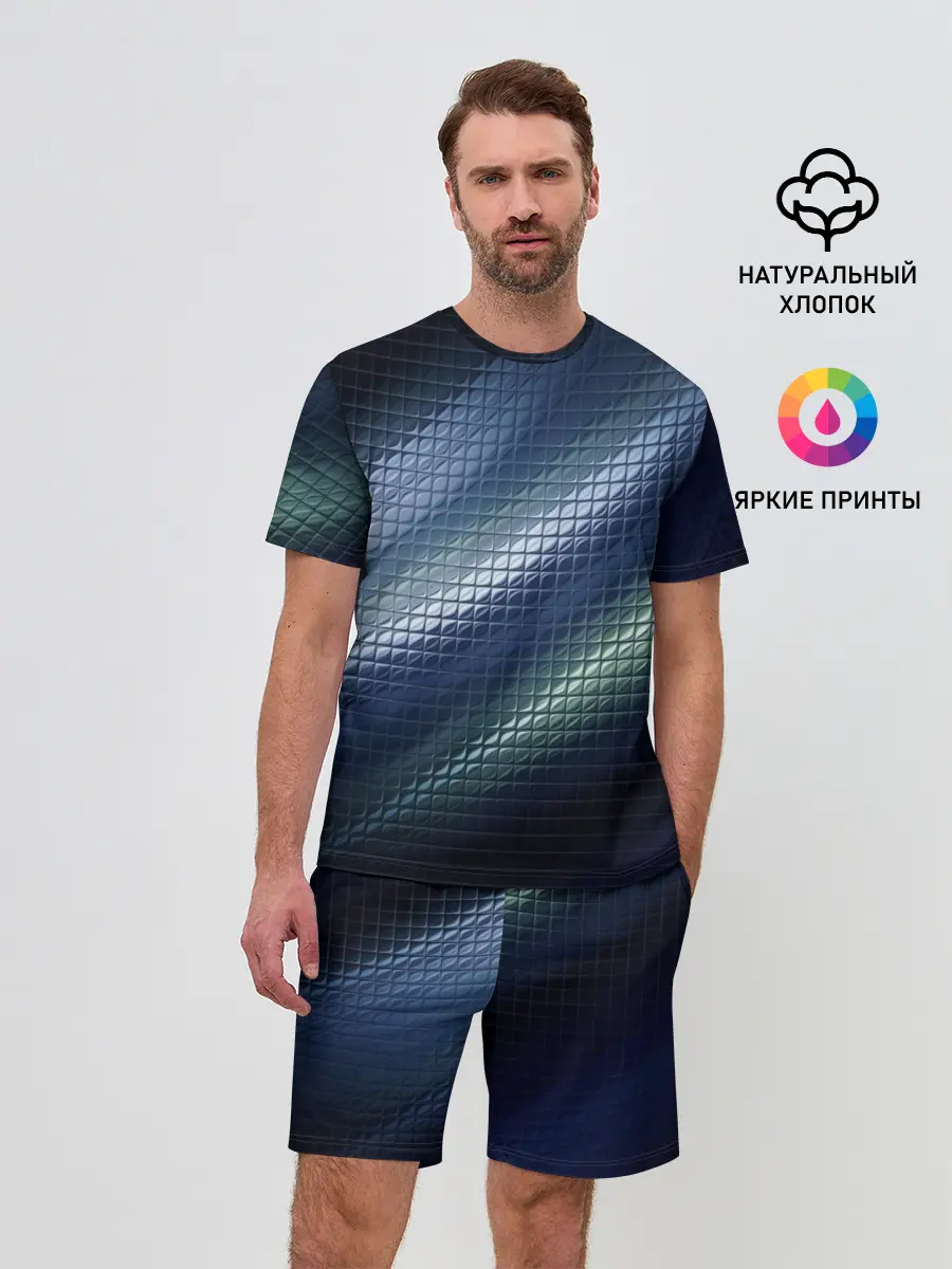 Мужской костюм с шортами / Текстура