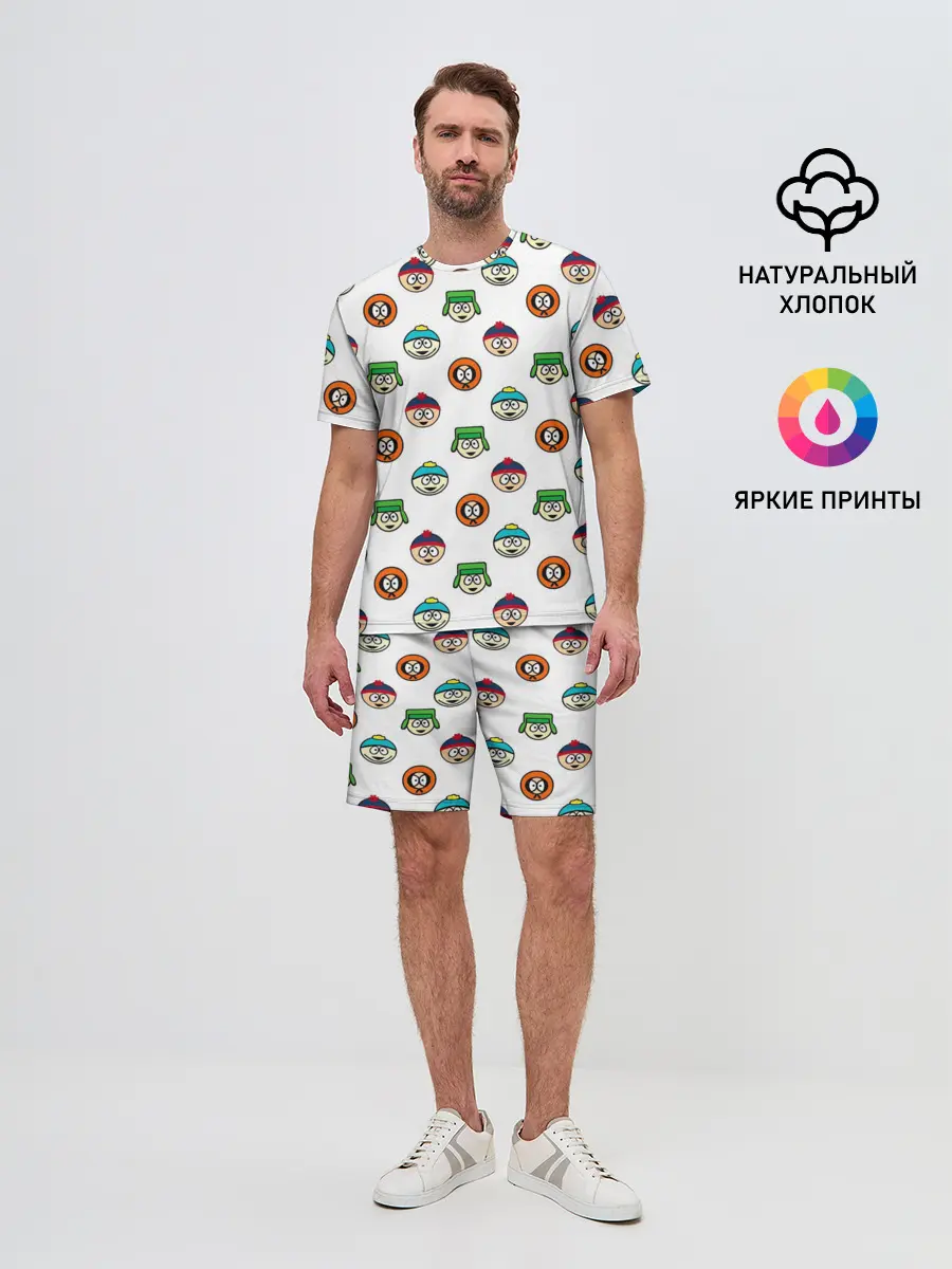 Мужской костюм с шортами / Южный парк
