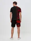 Мужской костюм с шортами / RED BLACK MILITARY CAMO | КРАСНЫЙ КАМУФЛЯЖ