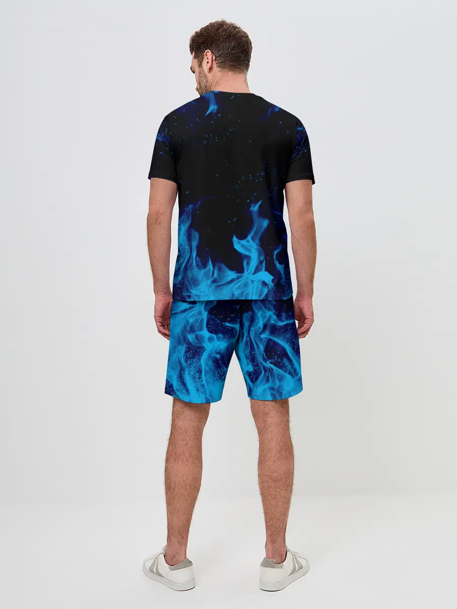 Мужской костюм с шортами / СИНИЙ ОГОНЬ | BLUE FIRE