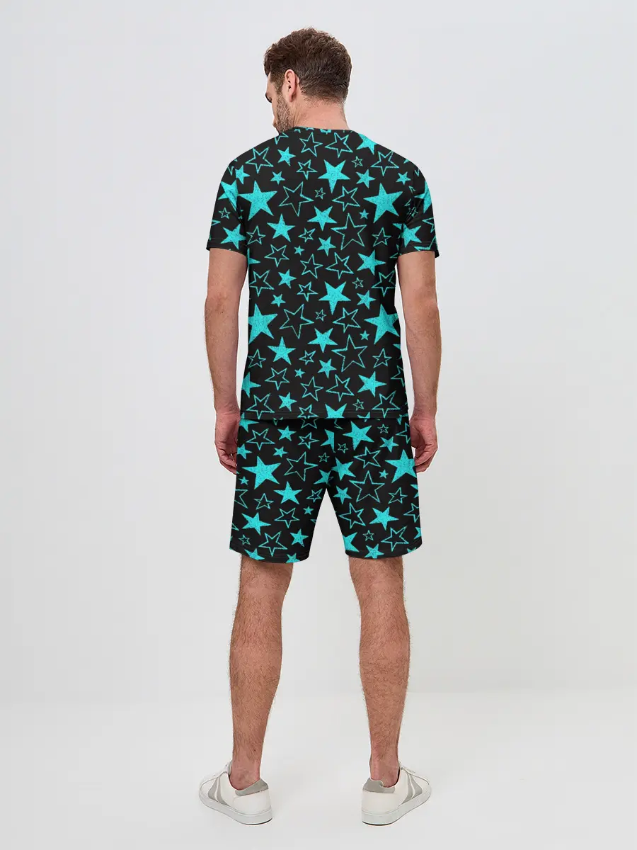 Мужской костюм с шортами / Звёздочки