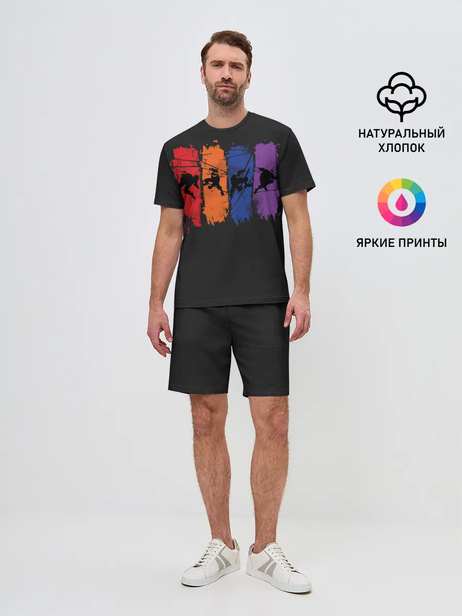 Мужской костюм с шортами / Черепашки ниндзя