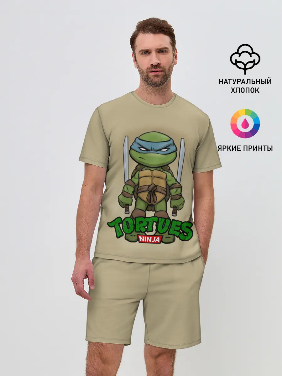 Мужской костюм с шортами / ЧЕРЕПАШКИ - НИНДЗЯ