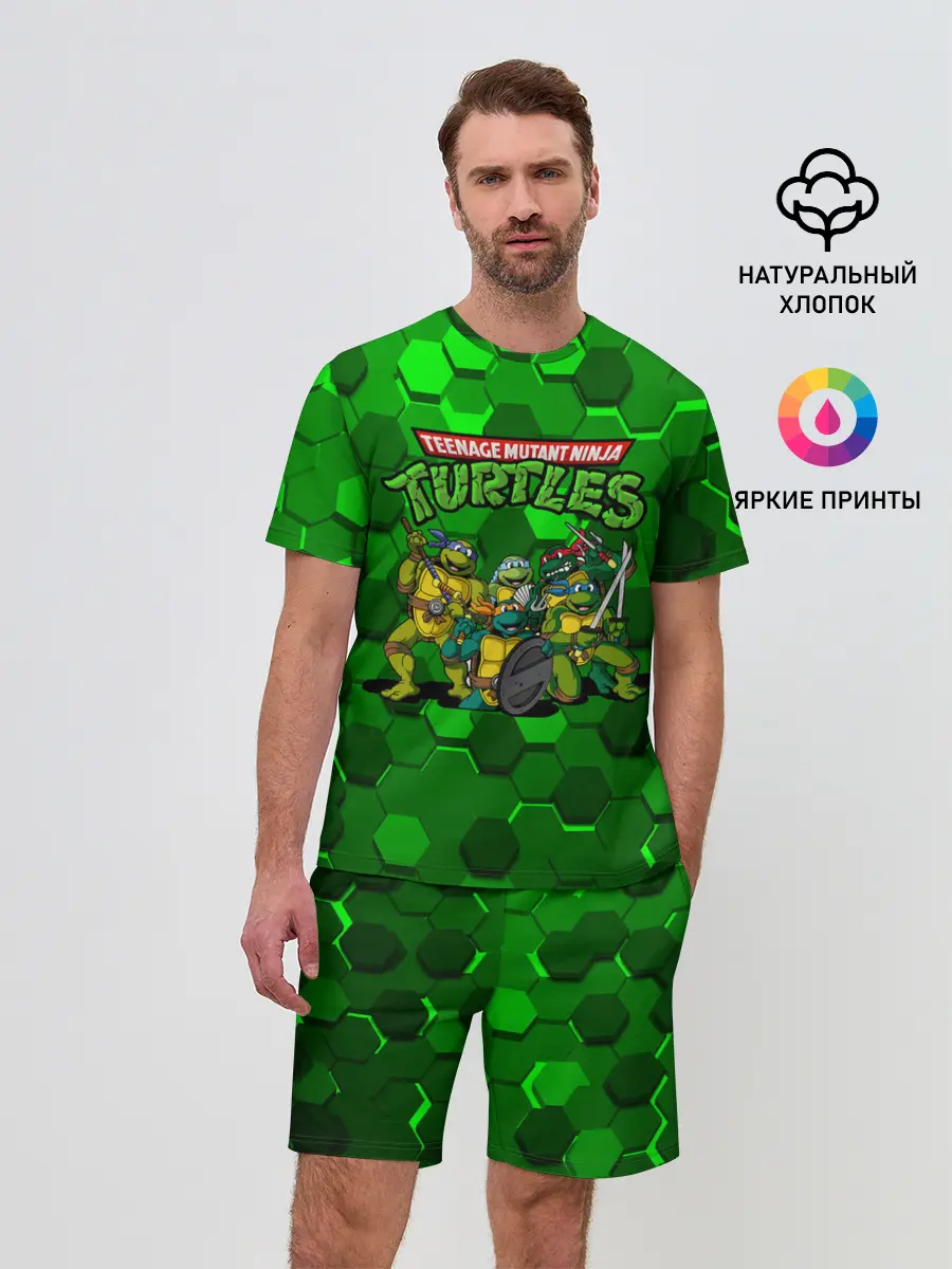Мужской костюм с шортами / ЧЕРЕПАШКИ - НИНДЗЯ