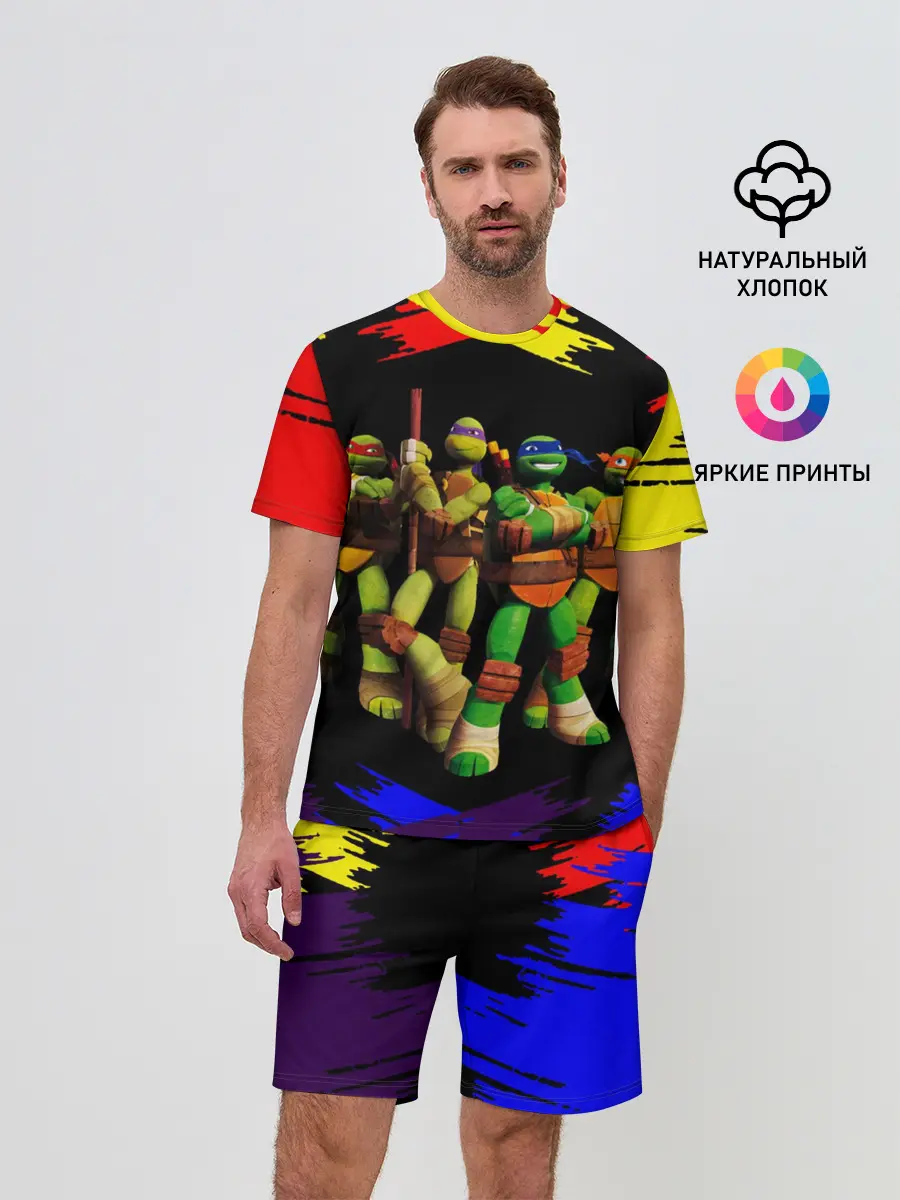 Мужской костюм с шортами / Супер Ниндзя Черепашки