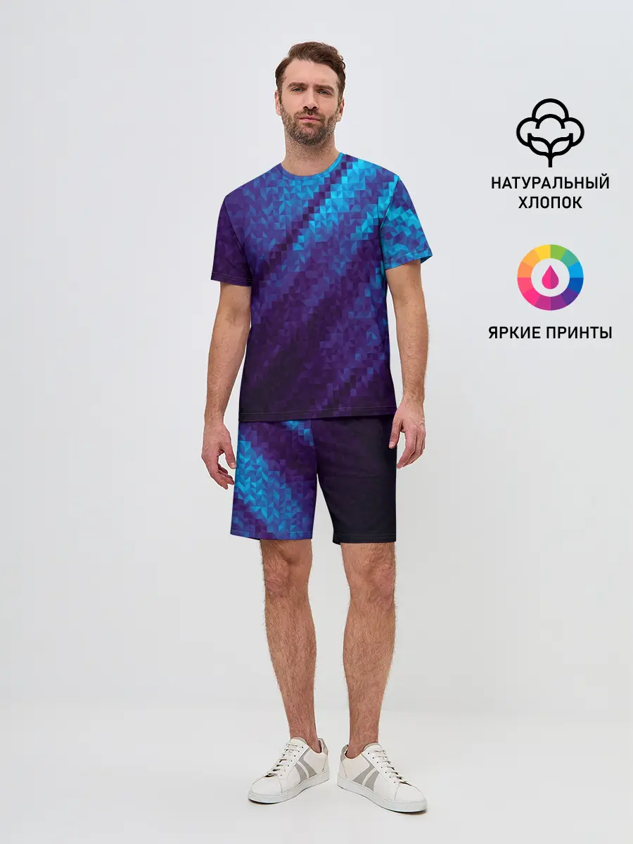Мужской костюм с шортами / Abstract