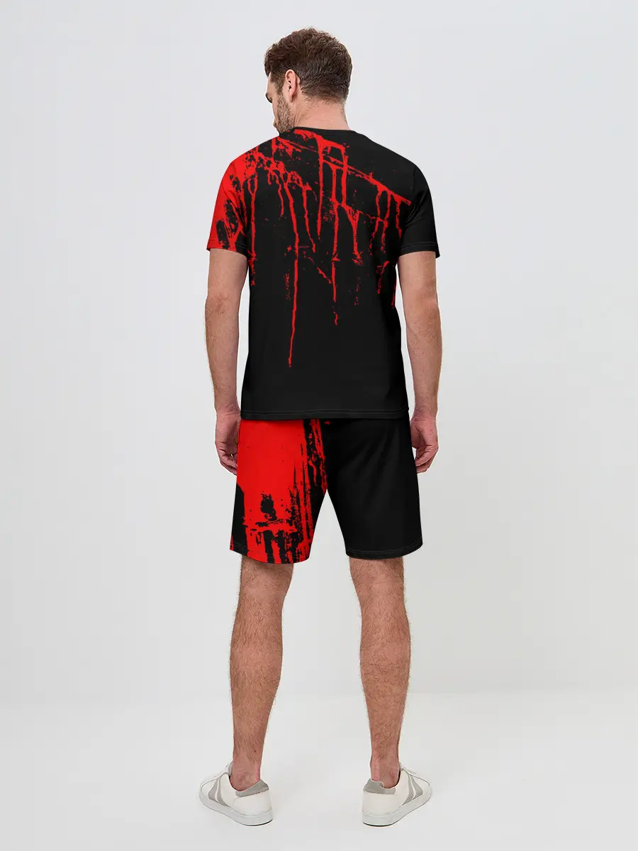 Мужской костюм с шортами / Не трогай меня COVID-19