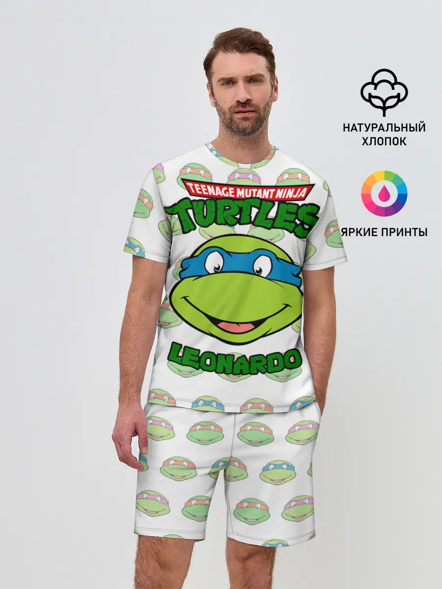 Мужской костюм с шортами / Черепашки-Ниндзя