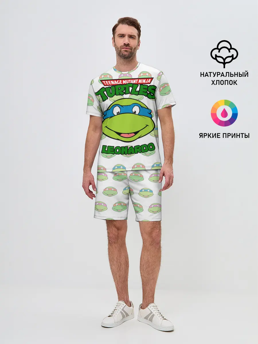 Мужской костюм с шортами / Черепашки-Ниндзя