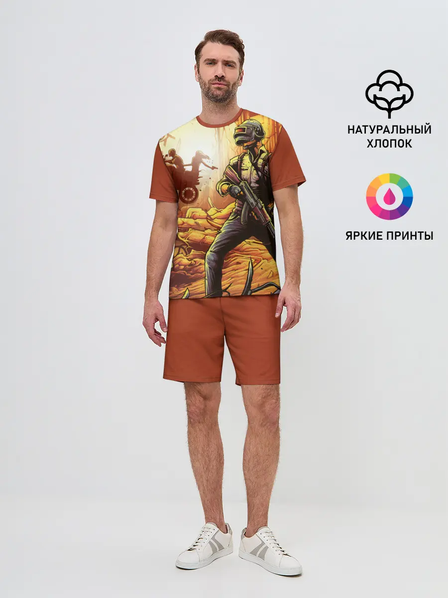 Мужской костюм с шортами / PUBG