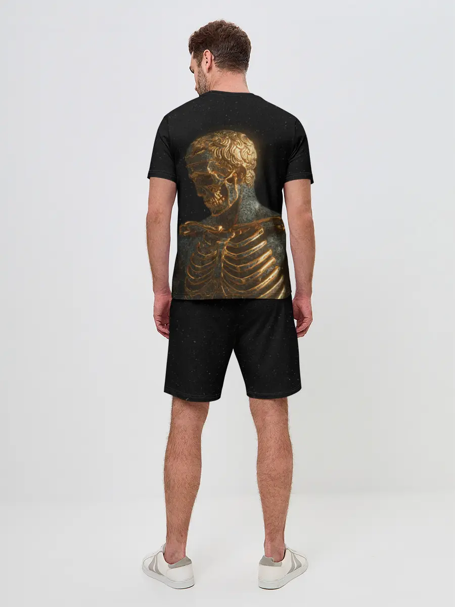 Мужской костюм с шортами / Скелет В Золоте