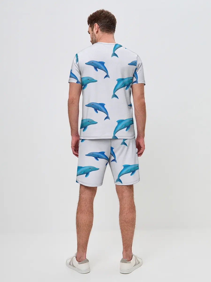 Мужской костюм с шортами / Рай для дельфина