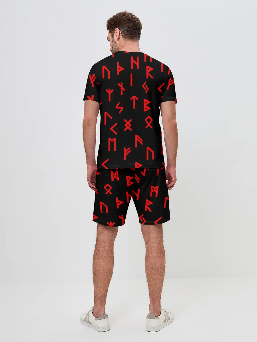 Мужской костюм с шортами / КРАСНЫЕ РУНЫ